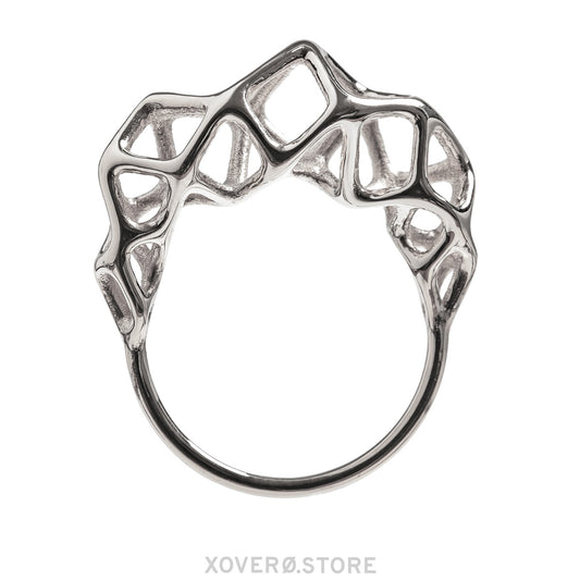 CYTO - 3D-geprinte ring - Sterling of verguld