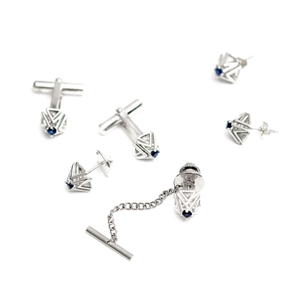 DOXOSTONE LINK - Boutons de manchette - Argent sterling