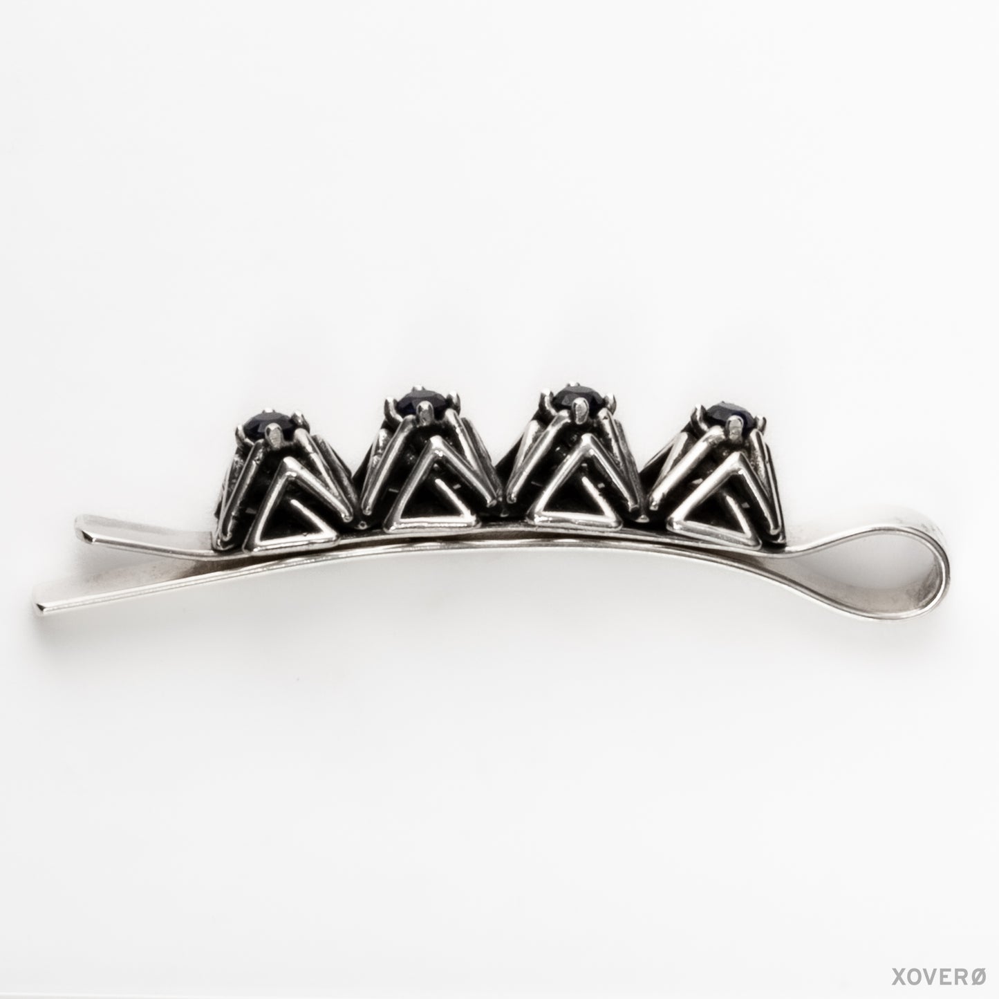 DOXOSTONE BOBBY - Bobby Pin - Argent Sterling et Saphir