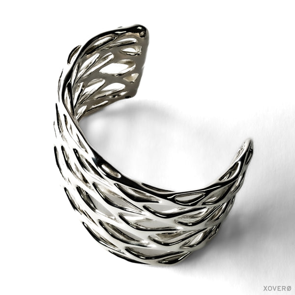 GALAXIE - 3d Printed Bracelet - Sterling Silver
