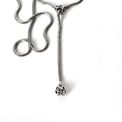 OLARIAT - Lariat Necklace - Sterling Silver