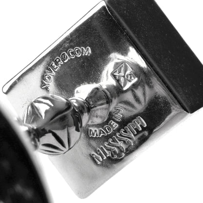 Close up of Xover0s makers marks on the underside of the weed gummy chalice. This objet d'art is made in Mississippi by artisans. 