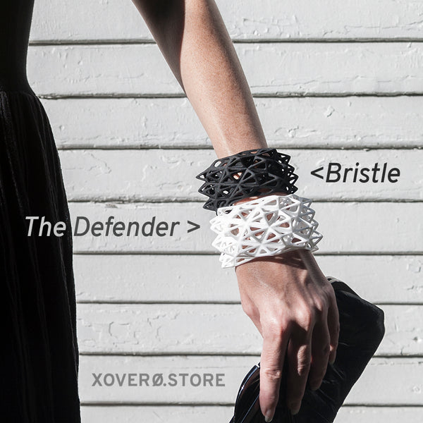 BRISTLE - 3d Printed Bracelet - Nylon
