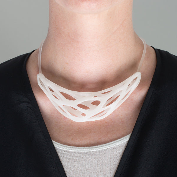 GRAVITY CREST - 3d Printed Necklace - Nylon