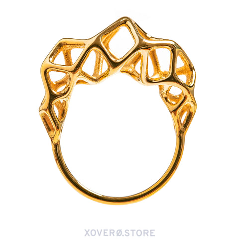 CYTO - 3d Printed Ring - Sterling or Gold-Plated
