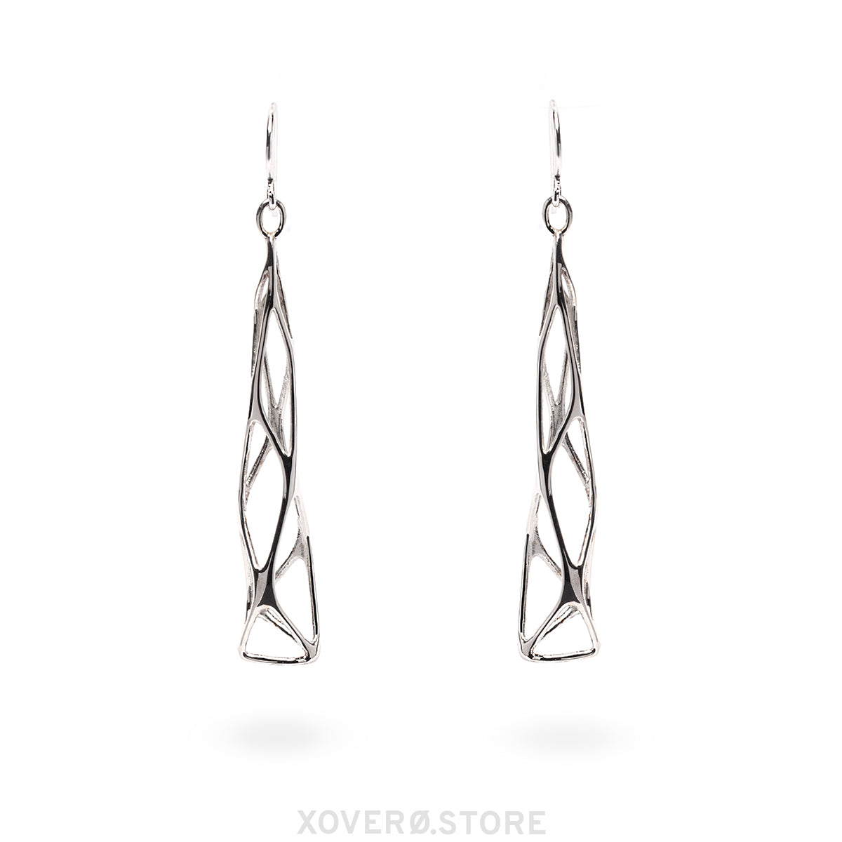 TAMARIX - Boucles d'oreilles imprimées en 3D - Sterling ou Plaqué Or