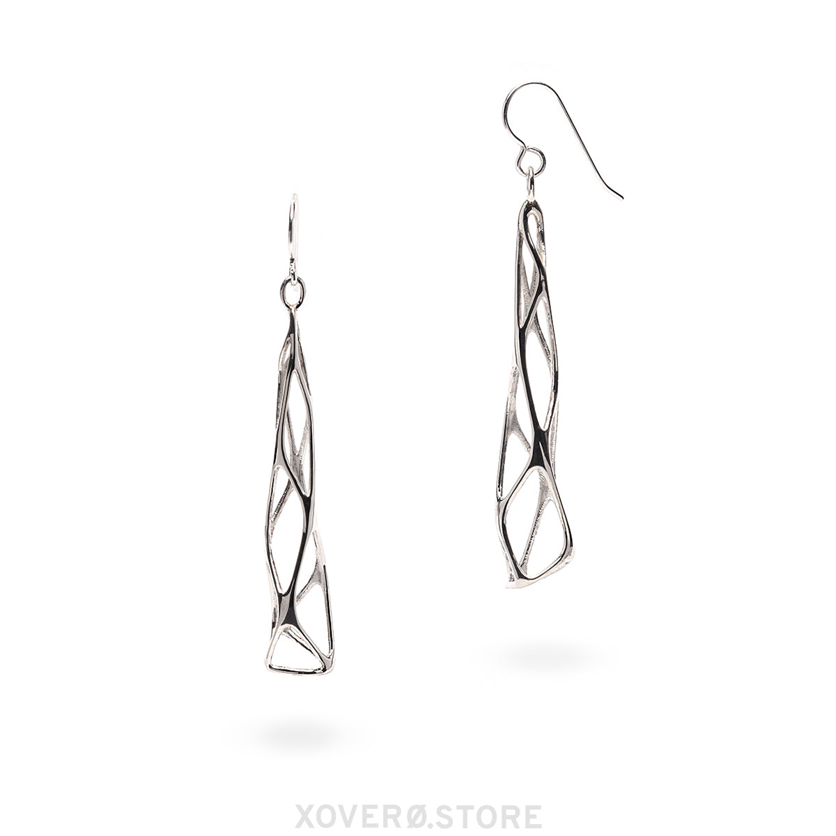 TAMARIX - Boucles d'oreilles imprimées en 3D - Sterling ou Plaqué Or