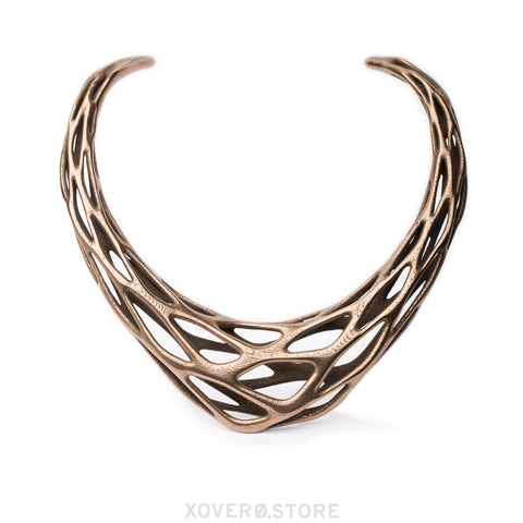 GRAVITY - 3d Printed Necklace - Steel