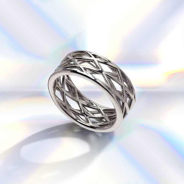 VERO - 3d Printed Ring - Sterling or Gold-Plated