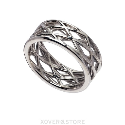 VERO - Bague imprimée en 3D - Sterling ou Plaqué Or