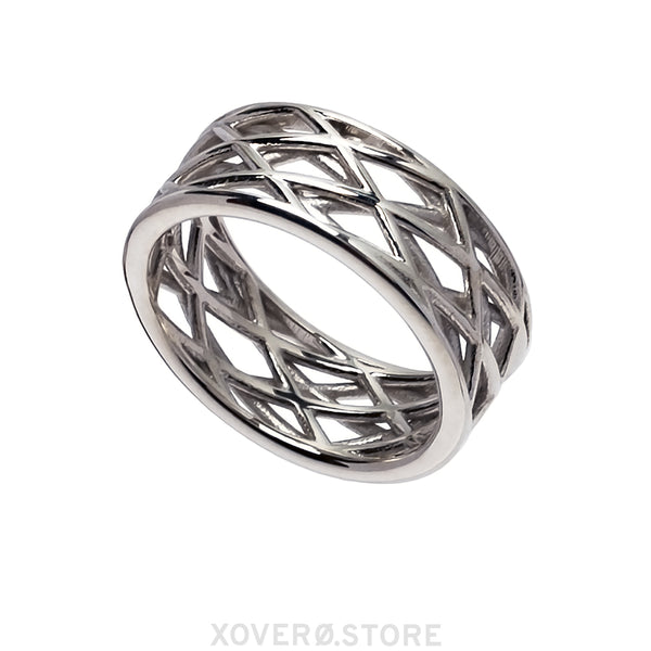 VERO - 3d Printed Ring - Sterling or Gold-Plated